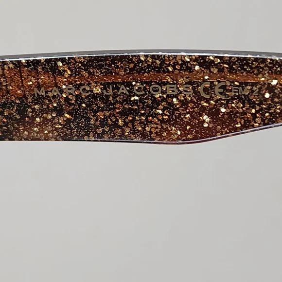 MARC JACOBS Women's MARC 261/S DXHHA 56/18/145 Brown & Gold Glitter Sunglasses - Picture 6 of 7